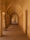 Gothic arched gallery, Seville Royalty Free Stock Photo