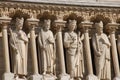 Gothic architecture at Notre Dame Paris