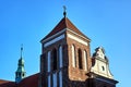 Gothic belfry of historic Medieval church