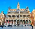 Gothic building in Grand Place Brussels