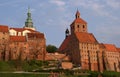 Gothic buildings in Grudziadz