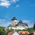 Gothic castle Karlstejn in Czech republic Royalty Free Stock Photo