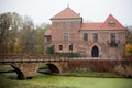 Gothic castle in Oporow, Poland Royalty Free Stock Photo