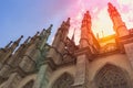 Gothic cathedral, church of Saint Barbara in Kutna Hora Royalty Free Stock Photo