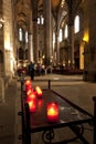 Gothic cathedral interior