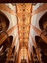 The stunning ceiling of the Cathedral Basilica of the Assumption, Pelplin - Poland Royalty Free Stock Photo
