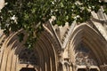 Gothic cathedral rebuilt to mosque in famagusta Royalty Free Stock Photo