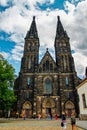 The gothic cathedral saint Pavol and Peter - Vysehrad