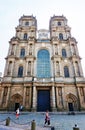 The gothic Cathedrale Saint Pierre de Rennes Royalty Free Stock Photo