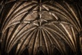 Gothic ceiling of a church