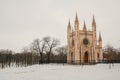 Gothic chapel in Alexandria park, Peterhof near Saint Petersburg, Russia Royalty Free Stock Photo