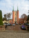 Gothic church or archcathedral in Gdansk Oliwa in Poland