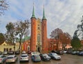 Gothic church or archcathedral in Gdansk Oliwa in Poland