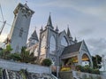 The Gothic church in Borneo Island Royalty Free Stock Photo