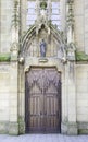 Gothic church door Royalty Free Stock Photo