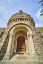 Gothic Church Entrance, Bishop Brute College - Upward Perspective Royalty Free Stock Photo