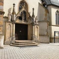 Gothic church entrance Germany Royalty Free Stock Photo