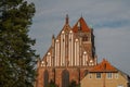 Gothic church in the historic centre of Greifswald Royalty Free Stock Photo