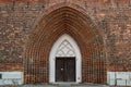Gothic church in the historic centre of Greifswald Royalty Free Stock Photo