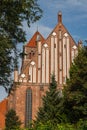 Gothic church in the historic centre of Greifswald Royalty Free Stock Photo