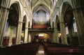 Gothic church interior Royalty Free Stock Photo