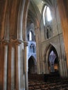 Gothic Church Interior Royalty Free Stock Photo