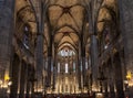 Gothic church interior