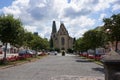 Rakovnik, Czech Republic - July 2, 2022 - the Gothic church of St. Bartholomew on a sunny summer afternoon