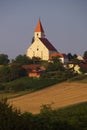 Church Near Benedikt, Slovenia Royalty Free Stock Photo