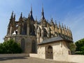 Gothic church towers Royalty Free Stock Photo