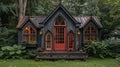 Gothic Cottage in the Woods Royalty Free Stock Photo