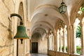 Gothic Courtyard in Dubrovnik Monastery Museum Royalty Free Stock Photo