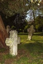 Gothic crosses and tombs in Saint-Hubert Chruch, Aubel