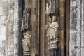 Gothic decoration of the cathedral of Ulm Royalty Free Stock Photo