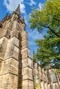 Gothic Elisabethkirche in university town of Marburg, Hesse, Germany