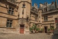 Gothic facade of the Cluny Museum, with a rich collection of medieval art artifacts in Paris.