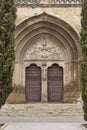 Gothic gate arch of San Pablo church in Ubeda, Jaen Royalty Free Stock Photo
