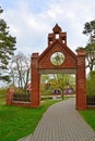 Gothic gate in Nida, Lithuania