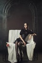 Gothic girl Royalty Free Stock Photo