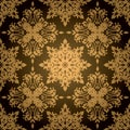 Gothic gold leaf Royalty Free Stock Photo