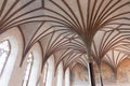 Gothic hall in Malbork castle Royalty Free Stock Photo