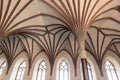 Gothic hall in Malbork castle Royalty Free Stock Photo