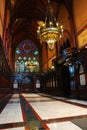 The Gothic Interior of Memorial Hall at Harvard University Royalty Free Stock Photo