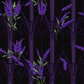 Gothic Lavender Pattern Royalty Free Stock Photo