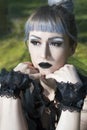 Gothic lolita portrait