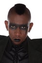 Gothic look african Royalty Free Stock Photo