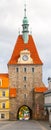 Gothic Lower Gate in Domazlice, Czech Republic