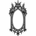 Gothic Mirror Vector - Johfra Bosschart Inspired Curvilinear Design