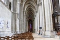 Gothic Notre-Dame Cathedral in Reims (France)