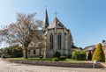 Gothic parish church in the village center of Heist-op-den-Berg, province of Anwerp, Belgium Royalty Free Stock Photo